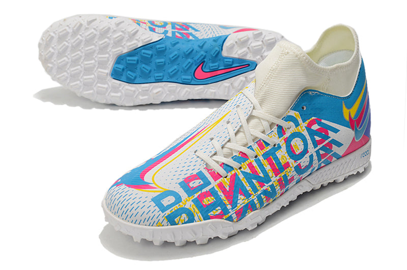 Nike Phantom GT Academy Dynamic Fit - Branco/Azul/Rosa - Society