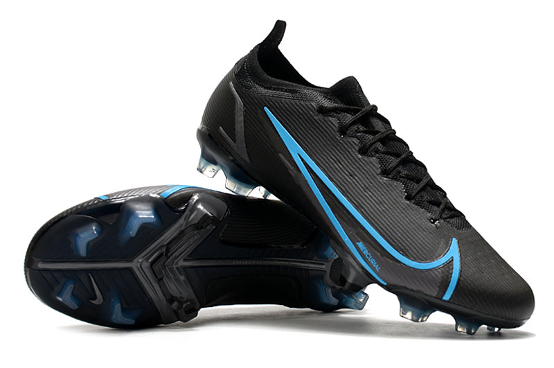 Nike Mercurial Vapor XIV Elite FG - Preto e Azul - Campo