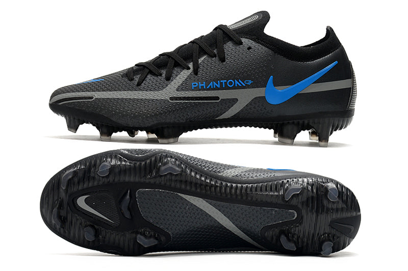 Nike Phantom GT2 Elite - Preto/Azul - Campo