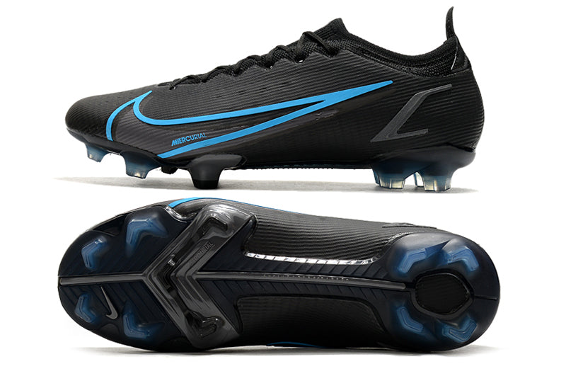 Nike Mercurial Vapor XIV Elite FG - Preto e Azul - Campo