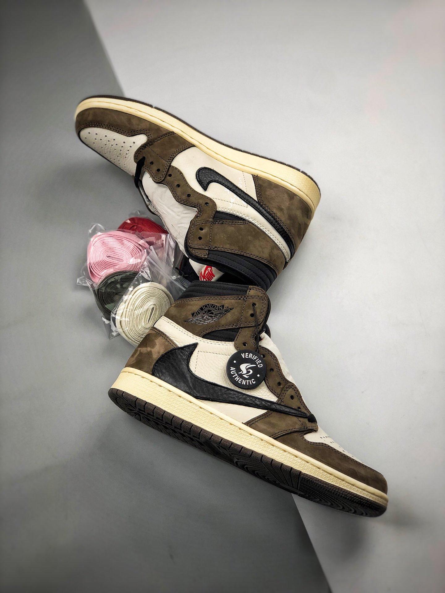 Travis Scott x Air Jordan 1 Retro High "Dark Mocha"