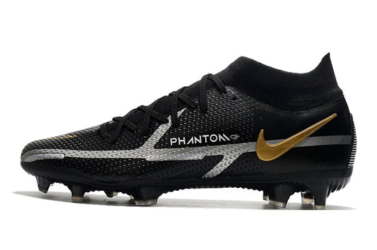 Nike Phantom GT2 Dynamic Fit Elite - Preto/Prata- Campo